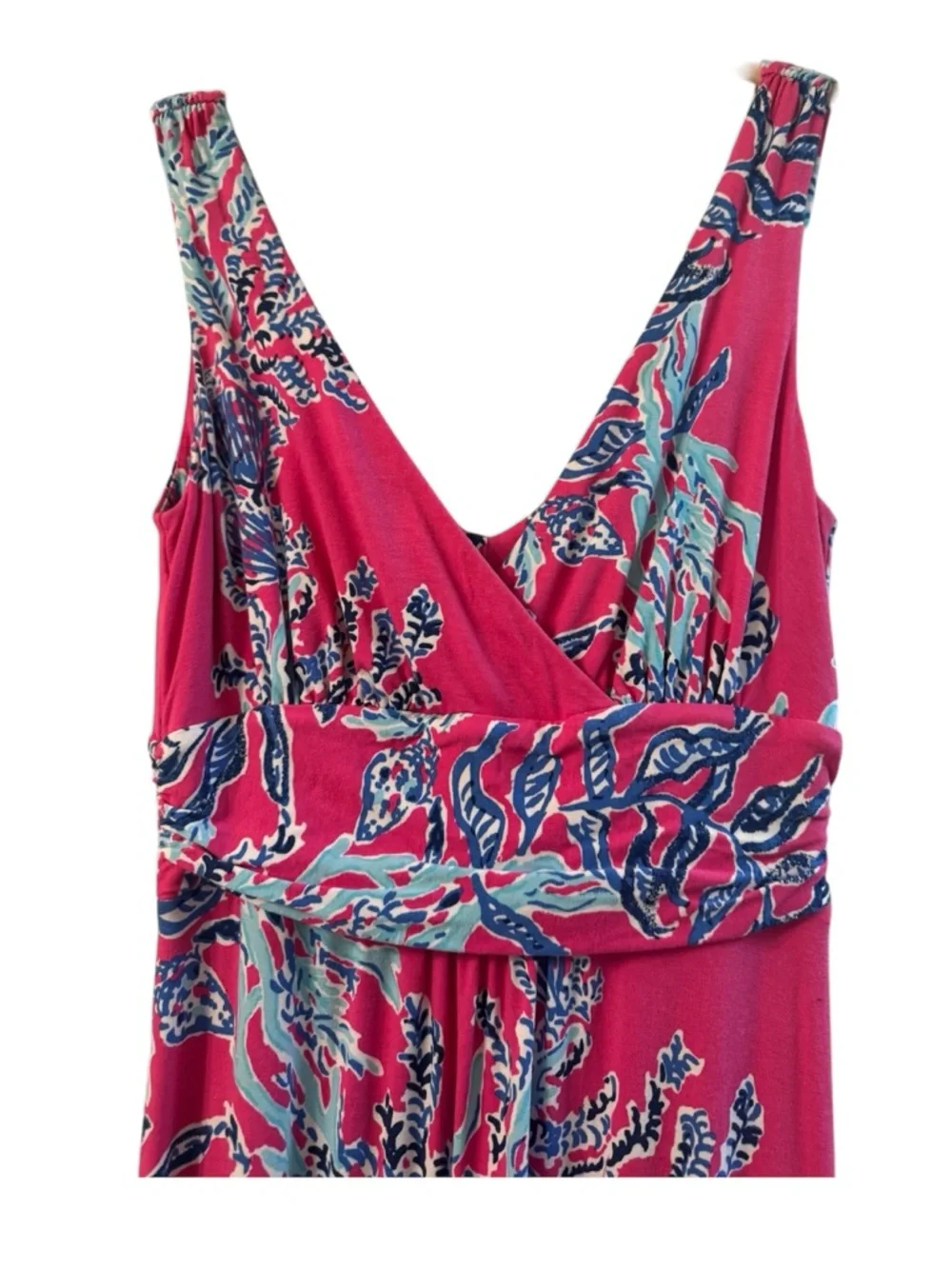 Lilly Pulitzer pink Floral Print Maxi Dress - Picture 2 of 3